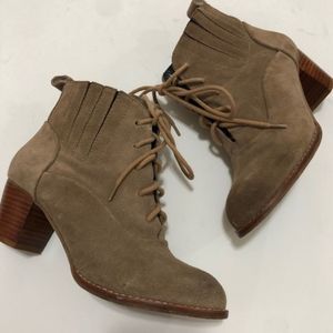 DV Dolce Vita suede lace up booties size 6.5
